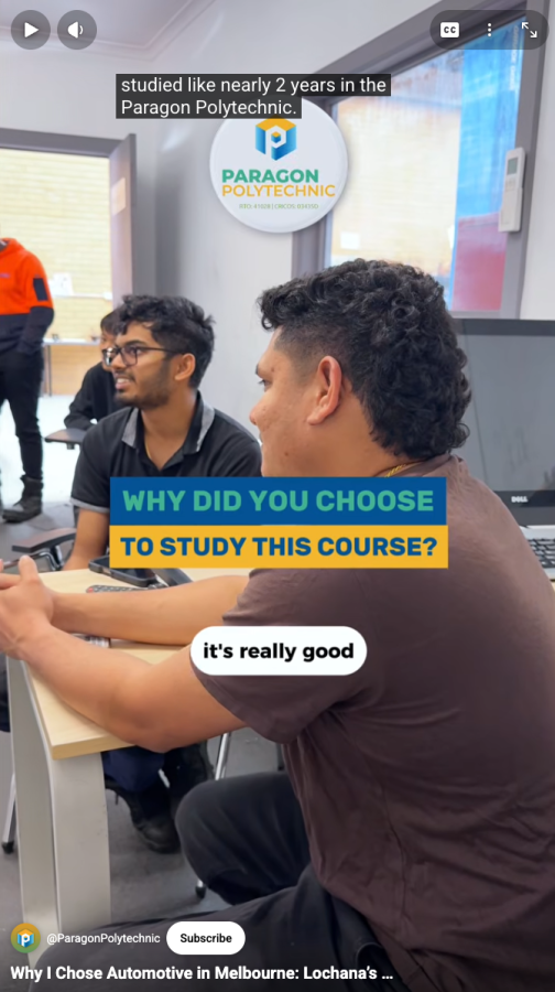Paragon Student Testimonial